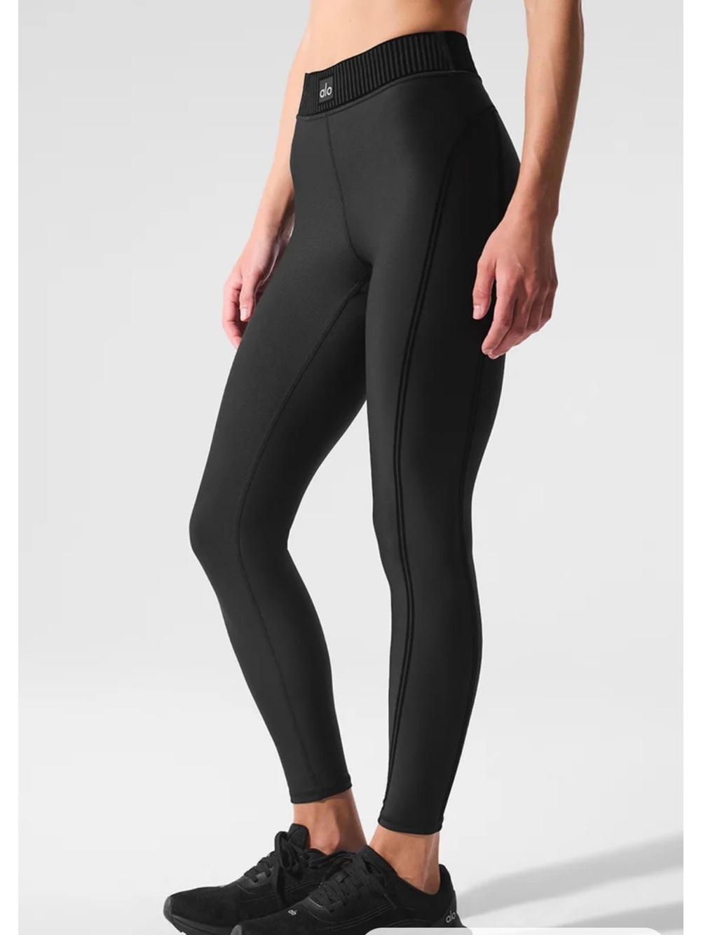 Alo Airlift High-Waist 7/8 Line Up Legging Women’s SZ Large in Black